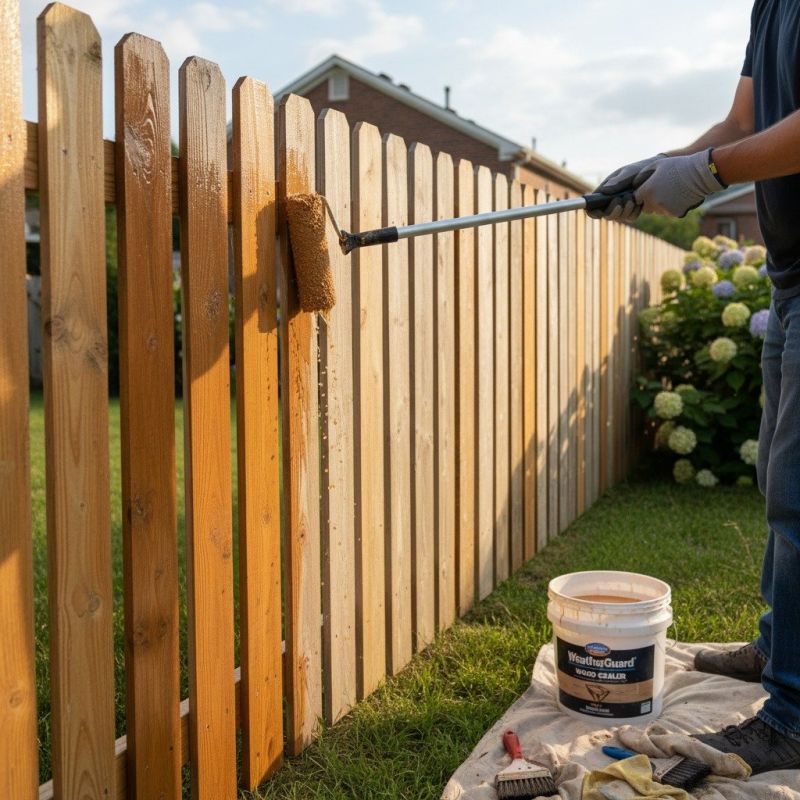 Cedar Fence Sealing in Redmond, WA
