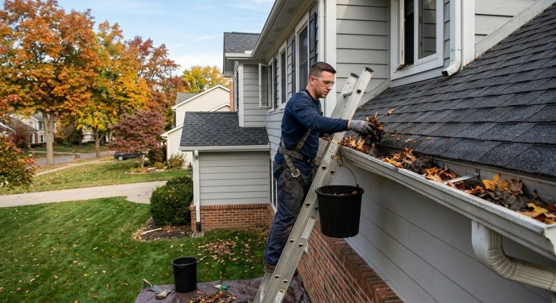 Gutter Leaves Removal in Fredericksburg, VA