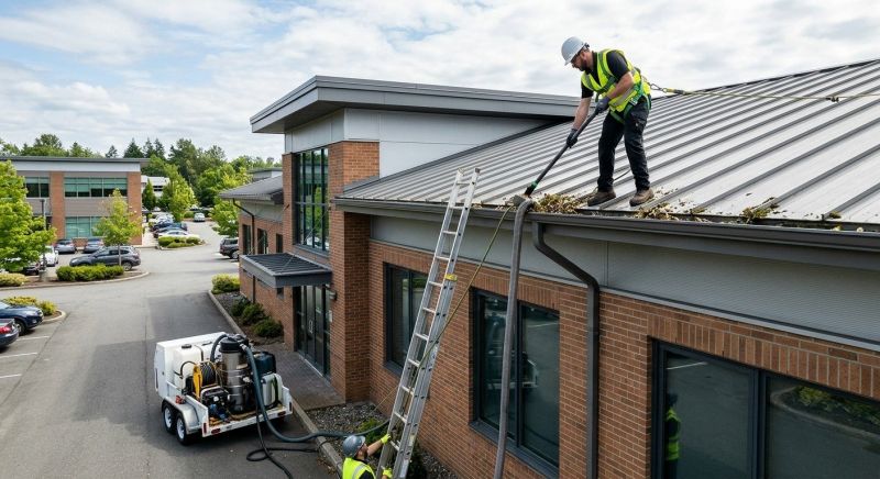 Industrial Gutter Cleaning in Sacramento, CA