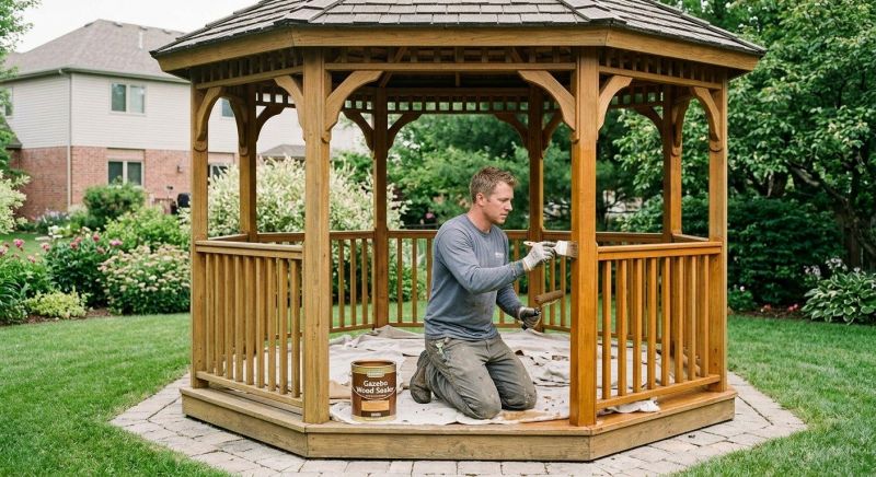 Pergola Sealing in Gig Harbor, WA