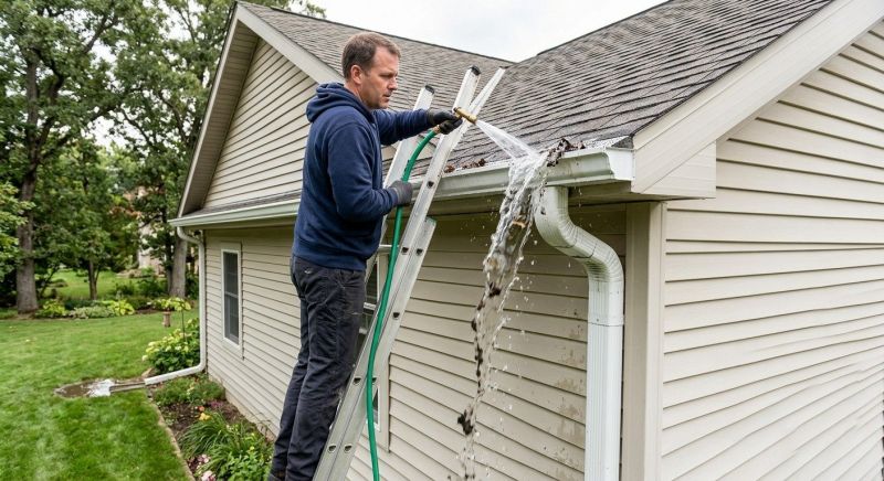 Rain Gutter Clearing in Bergen County, NJ