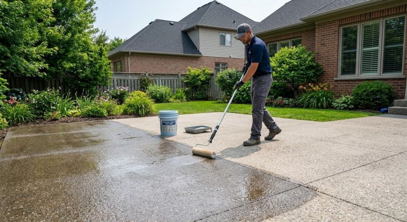 Stamped Concrete Sealing in Gig Harbor, WA