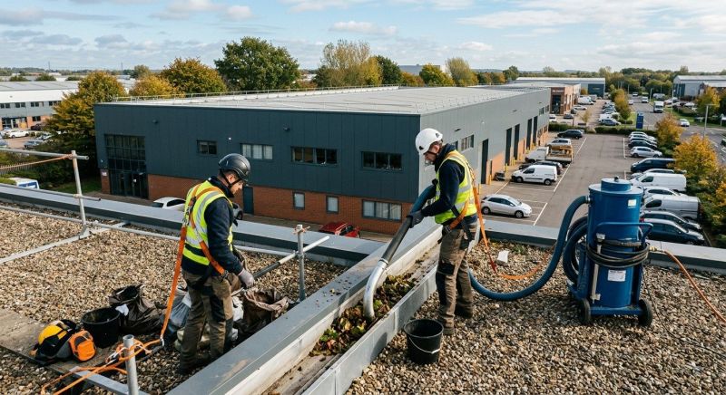 Business Gutter Cleaning in Roseville, CA