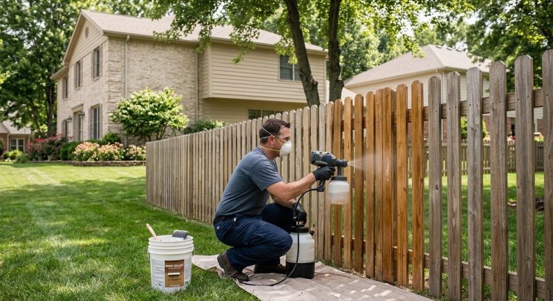 Cedar Fence Sealing in Redmond, WA