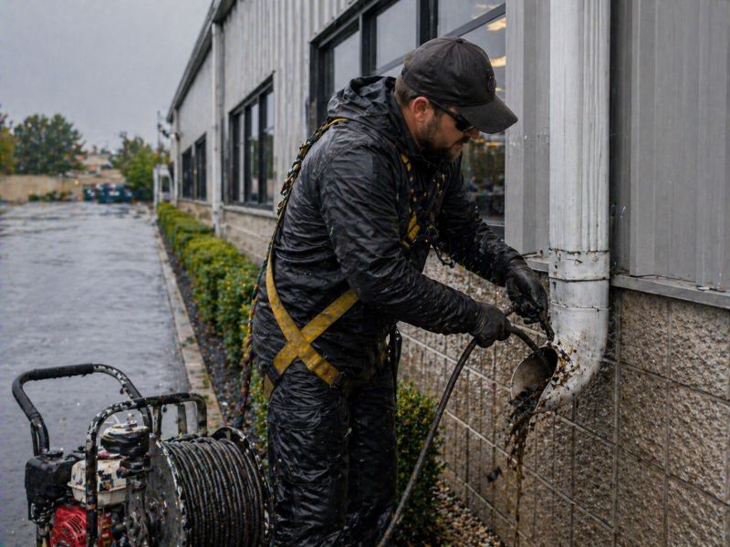 Commercial Downspout Cleaning in Denver County, CO