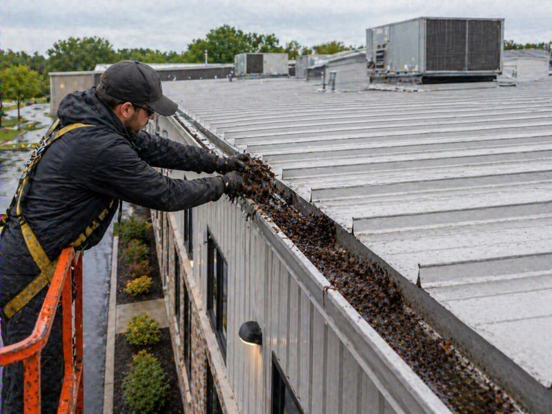 Commercial Gutter Cleaning in Sacramento, CA