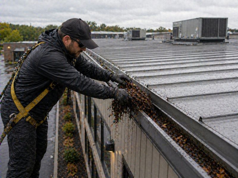 Commercial Gutter Unclogging in Sacramento, CA