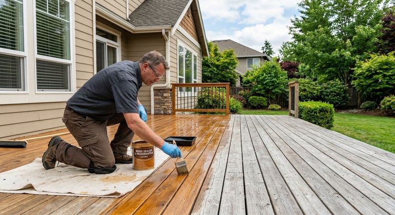 Concrete Deck Sealing in Kitsap County, WA