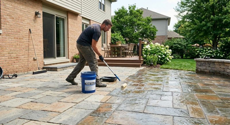 Flagstone Sealing in Redmond, WA