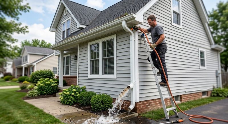 Gutter Downspout Unclogging in Baltimore, MD