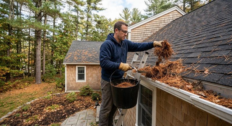 Gutter Pine Needle Removal in Boulder, CO