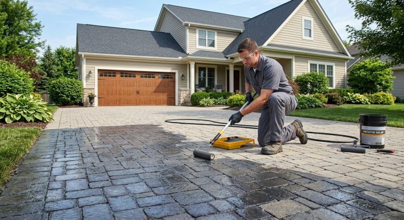 Hardscape Sealing in Renton, WA