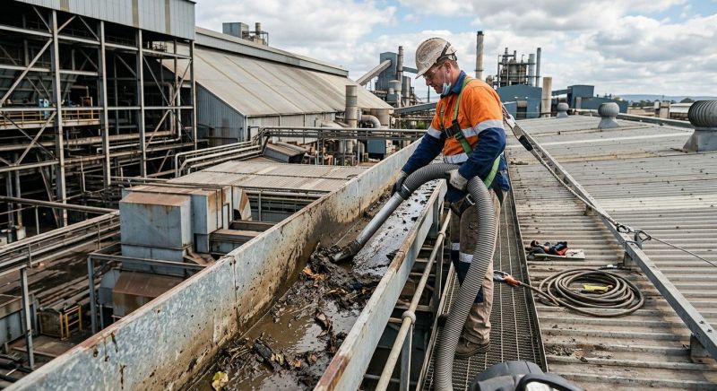 Industrial Gutter Cleaning in Sacramento, CA