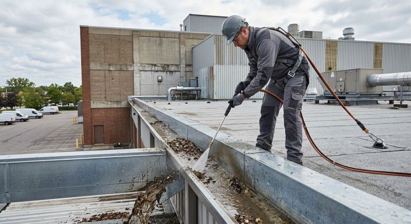 Industrial Gutter Cleaning in Denver County, CO