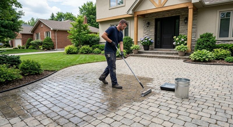 Paver Driveway Sealing in Redmond, WA