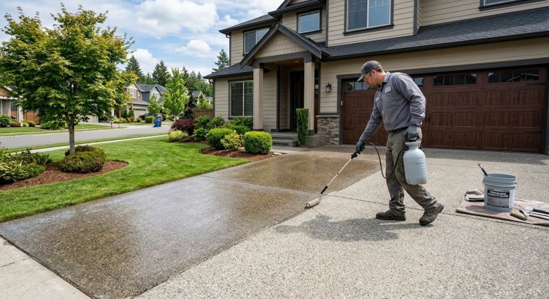 Paver Driveway Sealing in Bellevue, WA