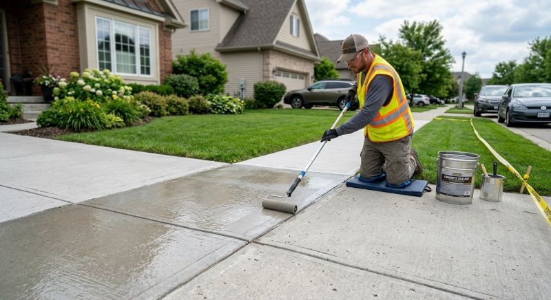 Sidewalk Concrete Sealing in Gig Harbor, WA