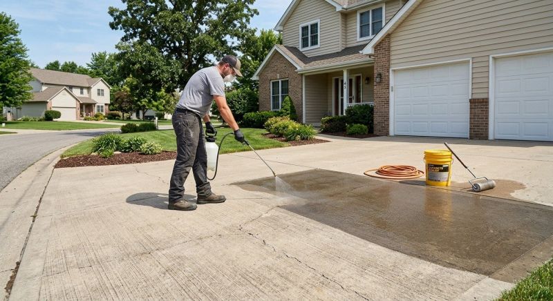 Sidewalk Concrete Sealing in Gig Harbor, WA
