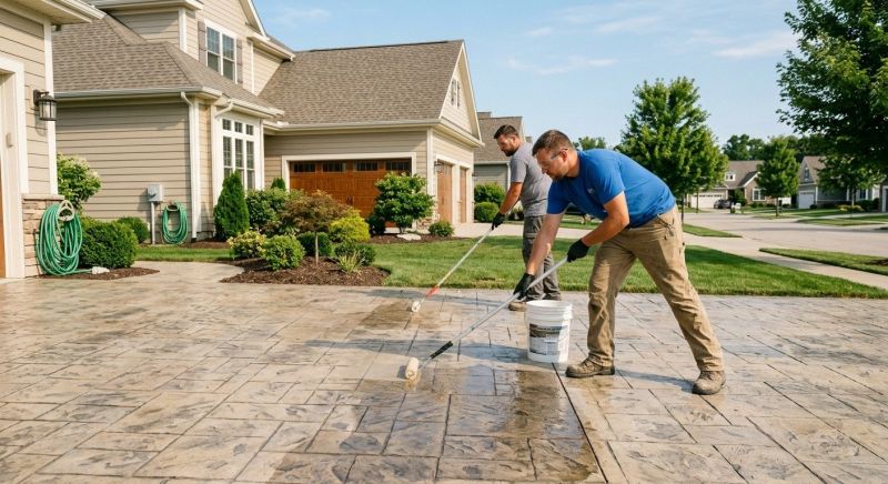 Stamped Concrete Sealing in Tacoma, WA